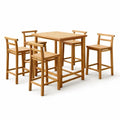 Ensemble de bar en bois d’acacia massif 6 pièces - 2026