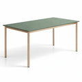 Table à manger rectangulaire en verre avec pieds en métal 150x75x75 cm - 2026