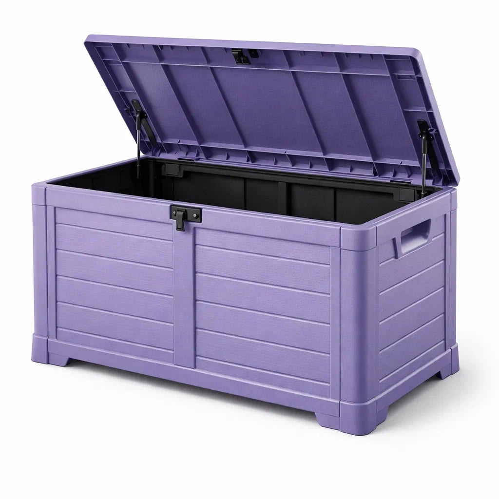 Coffre de rangement de jardin en polypropylène violet - 2026