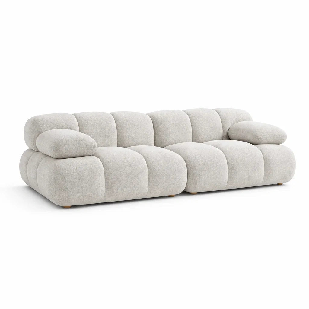 Canapé modulaire en tissu beige - 2026