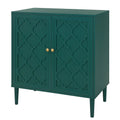 Buffet en bois mdf avec deux portes vert - 2026
