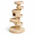 Arbre à chat en polyester et sisal beige - 2026
