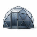 Dôme Géodésique Aluminium Verre Trempé 4mm 4m - 2026