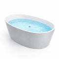 Baignoire îlot ovale en acrylique blanc - 2026