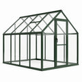 Serre en aluminium et verre trempé vert cadre 250cm x 190cm x 195cm - 2026