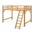 Lit mezzanine en bois de hêtre avec échelle - 2026