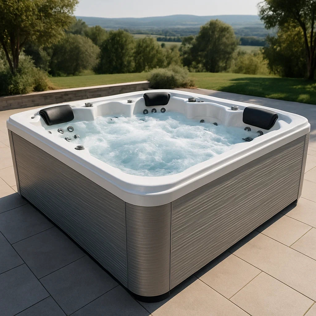 Spa extérieur 6 places en acrylique avec jets hydromassants - 2026