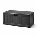 Coffre de rangement extérieur noir en polypropylène 120 x 57 x 45 cm - 2026