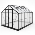 Serre en polycarbonate et aluminium noir - 2026