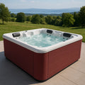 Spa extérieur 4 places en Acrylique Rouge et Blanc - 2026