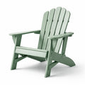 Chaise adirondack en bois composite vert pour extérieur - 2026
