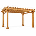 Pergola en bois de sapin Marron - 2026
