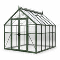 Serre de jardin en aluminium et polycarbonate vert - 2026