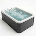 Baignoire Spa Rectangulaire en Acrylique Noir et Blanc - 2026