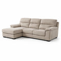 Canapé d’Angle en Tissu Beige - 2026