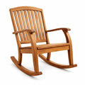 Fauteuil à bascule en chêne massif - 2026