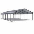Abri voiture en acier galvanisé gris 600 x 300 x 200 cm - 2026