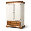 Armoire en bois avec portes et tiroirs 110x60x190 cm - 2026
