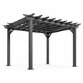Pergola en aluminium gris 300x300 cm - 2026