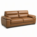 Canapé 3 places cuir marron 210 cm - 2026