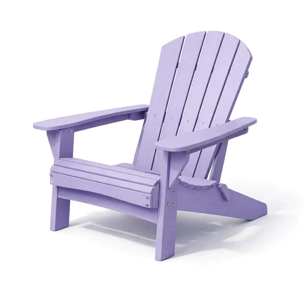 Chaise adirondack en bois composite lavande 90x75x85 cm - 2026