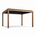 Tonnelle de jardin en bois dur et aluminium - 2026