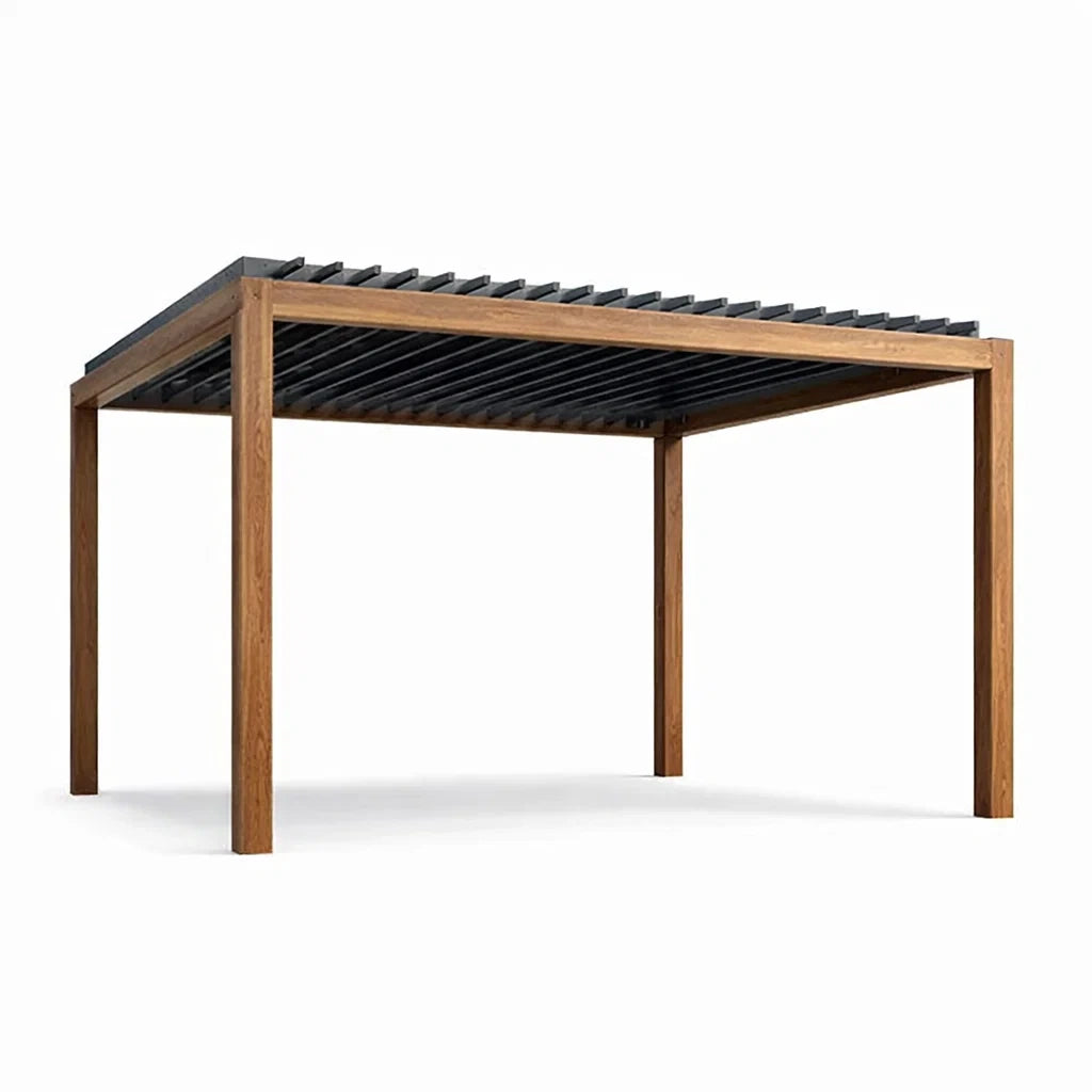Tonnelle de jardin en bois dur et aluminium - 2026
