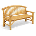 Banc de jardin en bambou pour extérieur 3 places - 2026