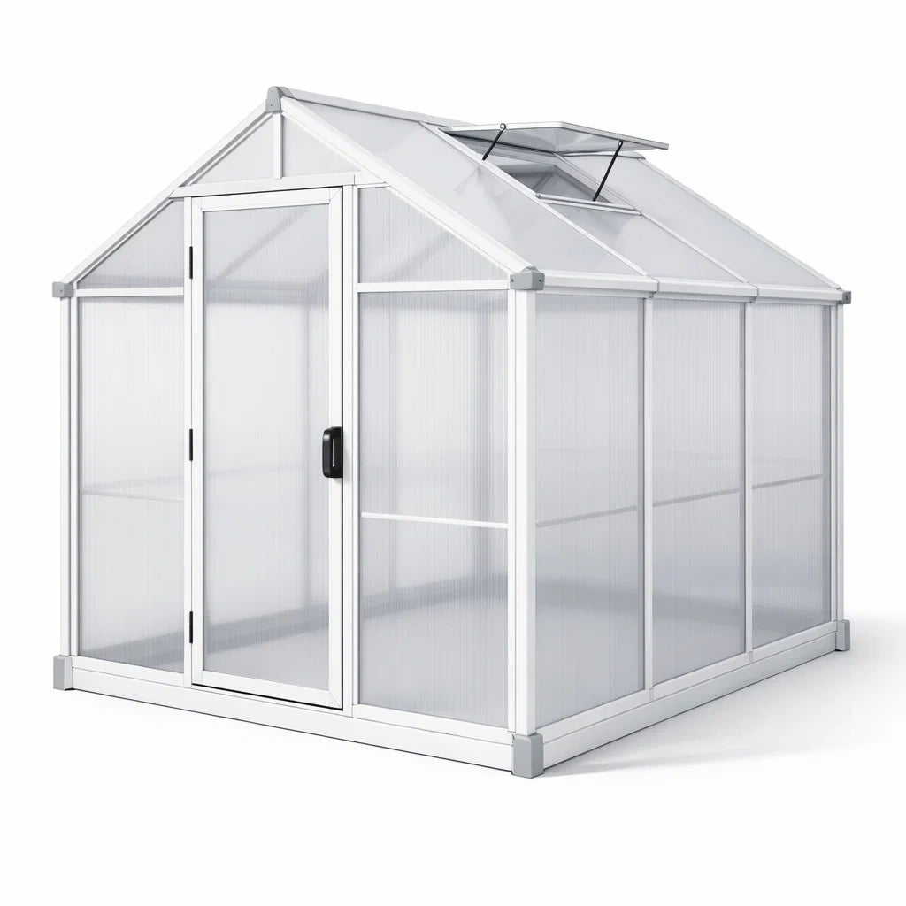 Serre en aluminium et polycarbonate 190 x 185 x 195 cm - 2026