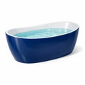 Baignoire îlot en acrylique bleu foncé et blanc - 2026