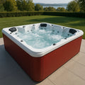 Jacuzzi extérieur en acrylique pour 6 personnes Rouge - 2026