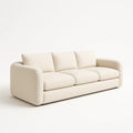 Canapé trois places en tissu beige - 2026