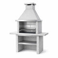 Barbecue en béton avec grille en acier inoxydable 150 x 65 x 200 cm - 2026