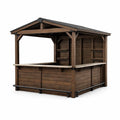 Kiosque de Jardin en Bois et Métal Marron - 2026