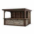 Kiosque de Jardin en Bois et Pierre - 2026