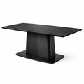 Table à manger en céramique noire - 2026