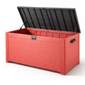 Coffre de rangement de jardin en plastique rouge - 2026
