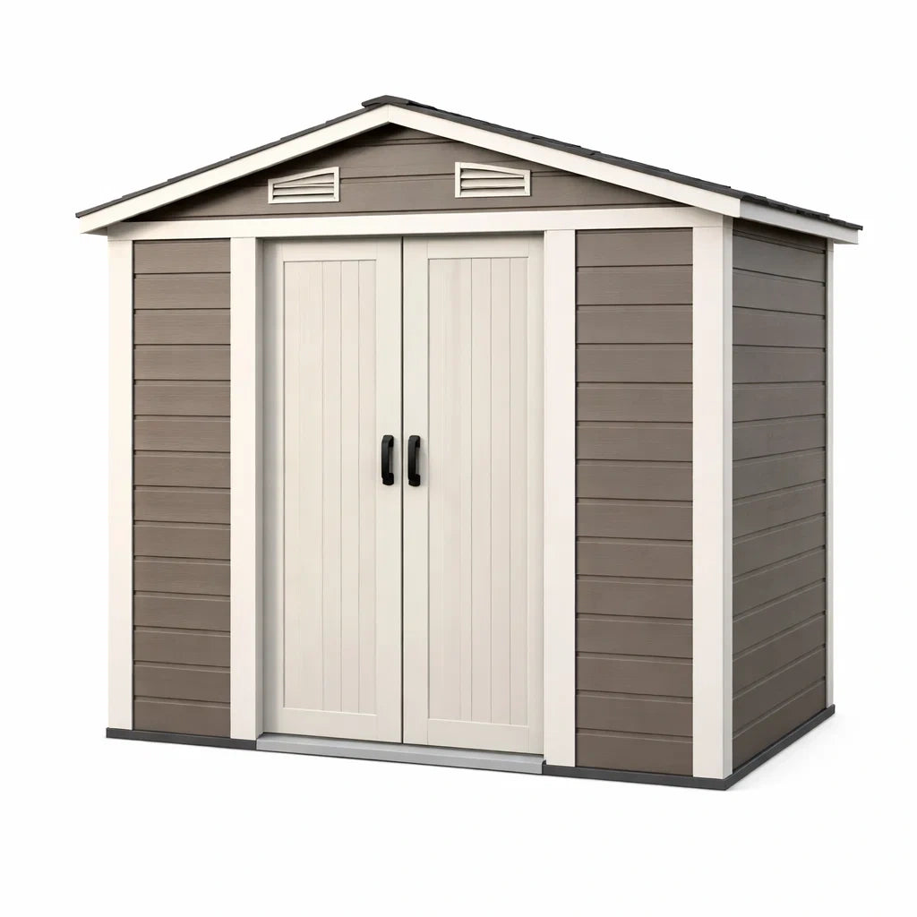 Abri de jardin PVC bicolore 185 x 152 x 226 cm - 2026