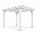 Pergola en PVC Blanc 3x3x2.6 m - 2026