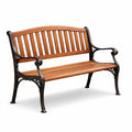 Banc en bois et métal 122 x 60 x 80 cm - 2026