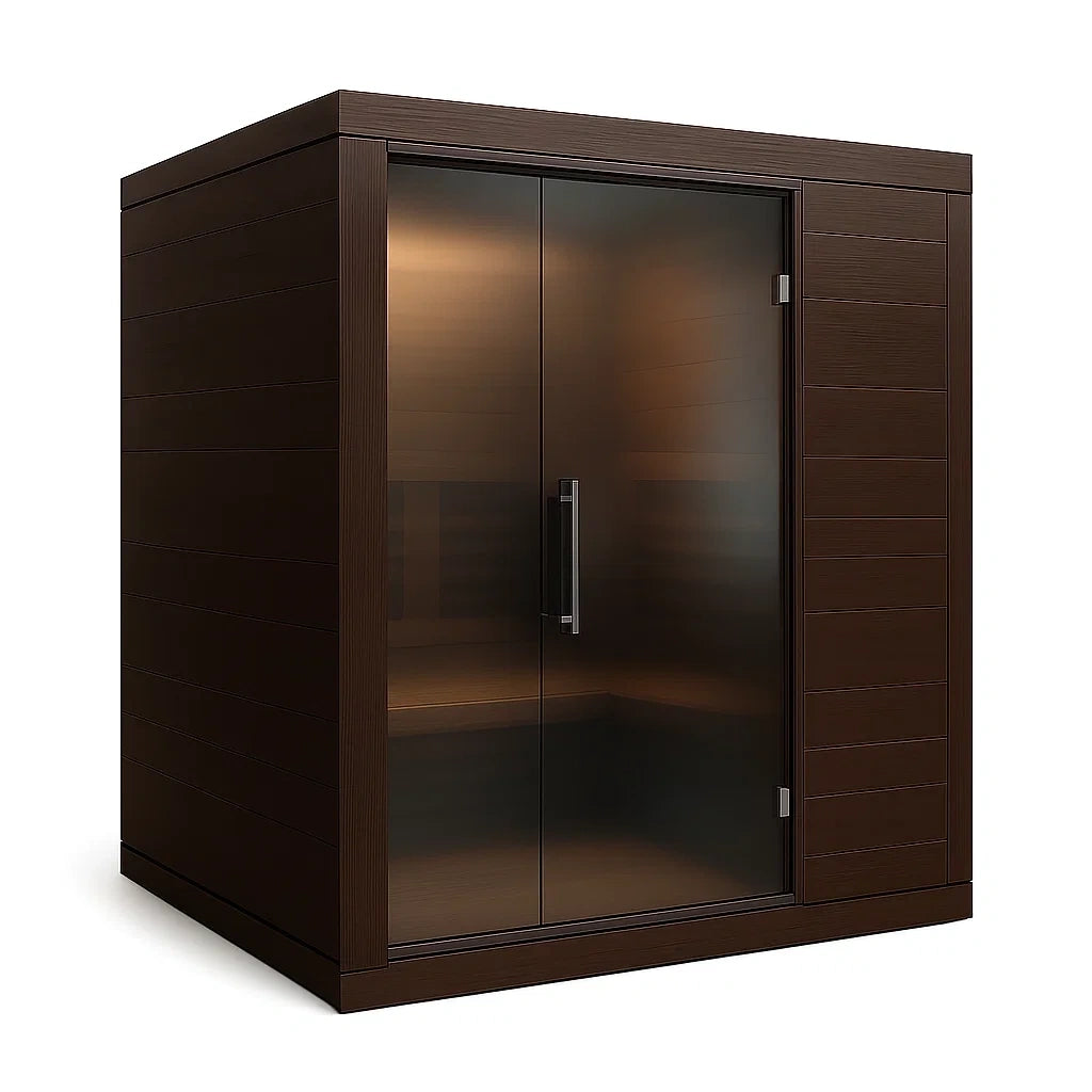Cabine Sauna Infrarouge Bois Verre 200x150x200cm - 2026