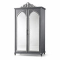 Armoire MDF avec Portes Miroirs Style Baroque - 2026