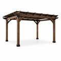 Pergola en bois d'acacia marron 300x300x220 cm - 2026