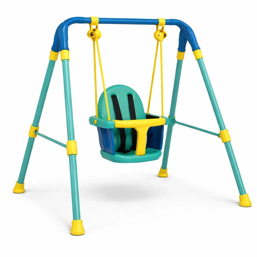 Balançoire pour enfant d’extérieur en polypropylène avec siège de sécurité - 2026