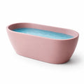Baignoire îlot ovale acrylique rose - 2026