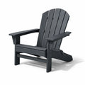 Chaise adirondack en bois composite noir pour extérieur - 2026