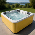 Spa Carré Extérieur 6 Places Acrylique Jaune - 2026