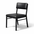 Chaises de salle à manger en métal et cuir synthétique noir 45x45x85 cm - 2026
