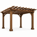 Pergola de Jardin en Bois d'Acacia Marron 300x300x240 cm - 2026