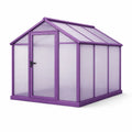 Serre en aluminium et polycarbonate violet - 2026